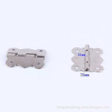 Cheap Price Nickle Color Small Jewelry Box Metal Butt Hinge